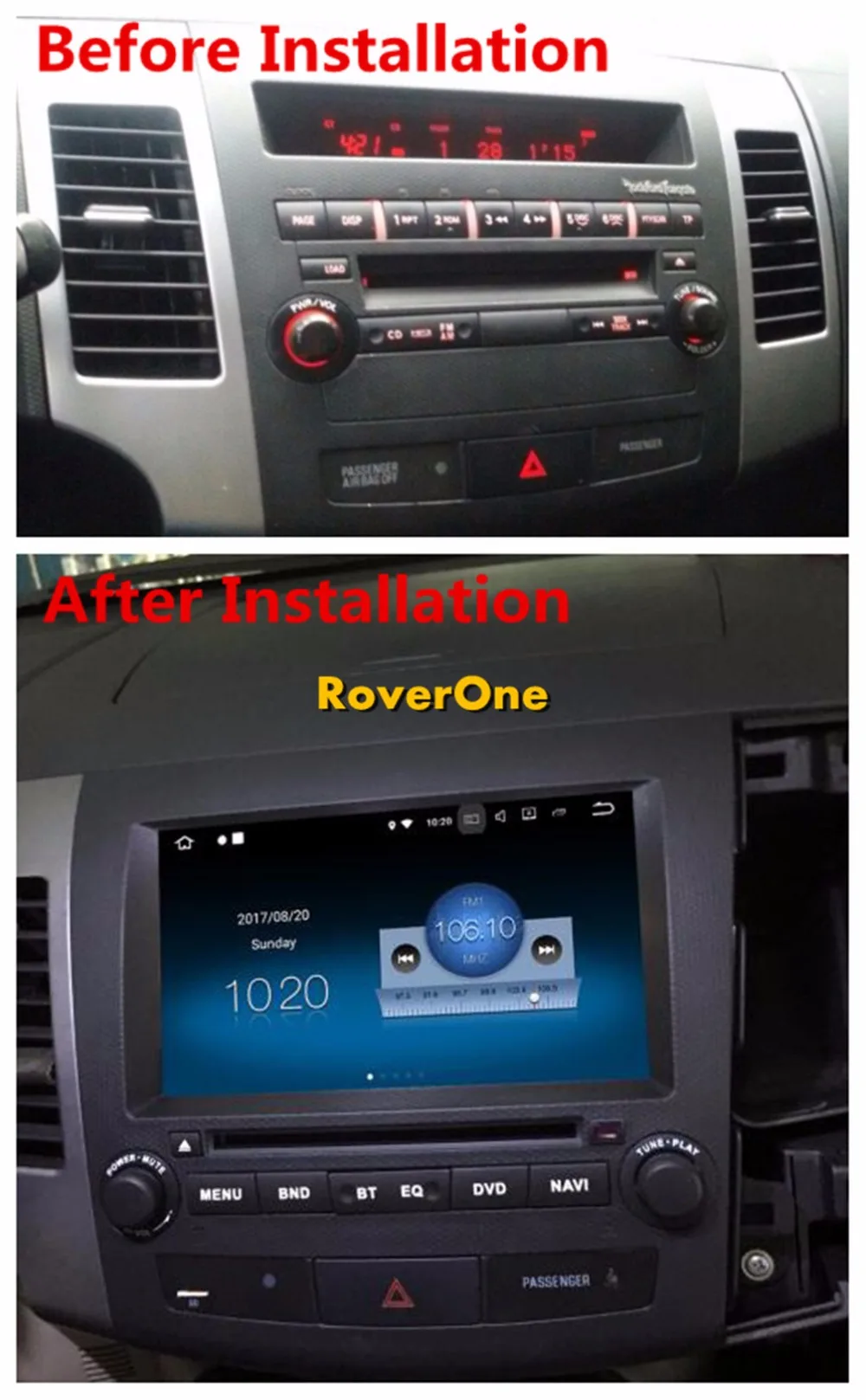 Excellent For Mitsubishi Outlander XL EX Android 9.0 2G+16G Quad Core Autoradio Car DVD Radio Stereo GPS Navigation Multimedia Player 2