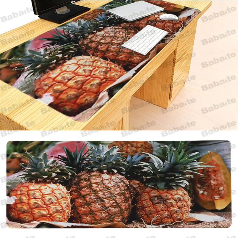 Lock Edge 30X90cm Babaite ананас офисные мыши геймер мягкий Lockedge Размер коврика для компьютерной мыши для 300*900*2 мм и 400*900*2 мм дизайнерский коврик для мыши - Цвет: Lock Edge 30X90cm