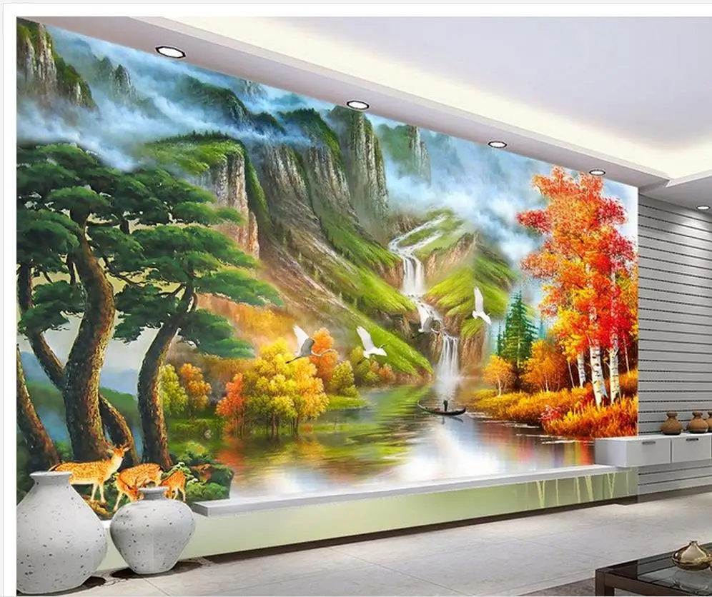 Aliexpresscom Buy Wallpapers For Living Room Home Decoration