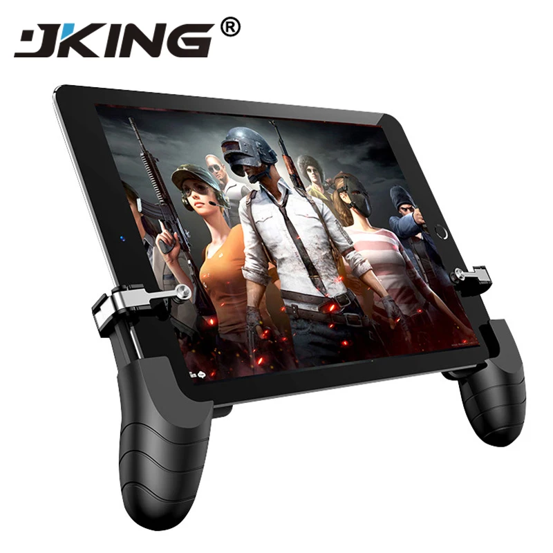 

JKING PUBG Mobie Controller Gamepad for Ipad Tablet Trigger Fire Button Aim Key Mobile Games Grip Handle L1R1 Shooter Joystick