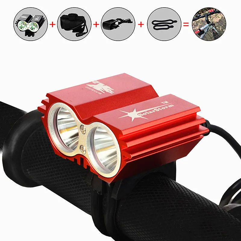Cheap 5000 Lumen XM-L U2 LED Bicycle Light Bike Light For Bike Cycling Bike Bicycle Waterpoof Front Light + Battery & Charger 0