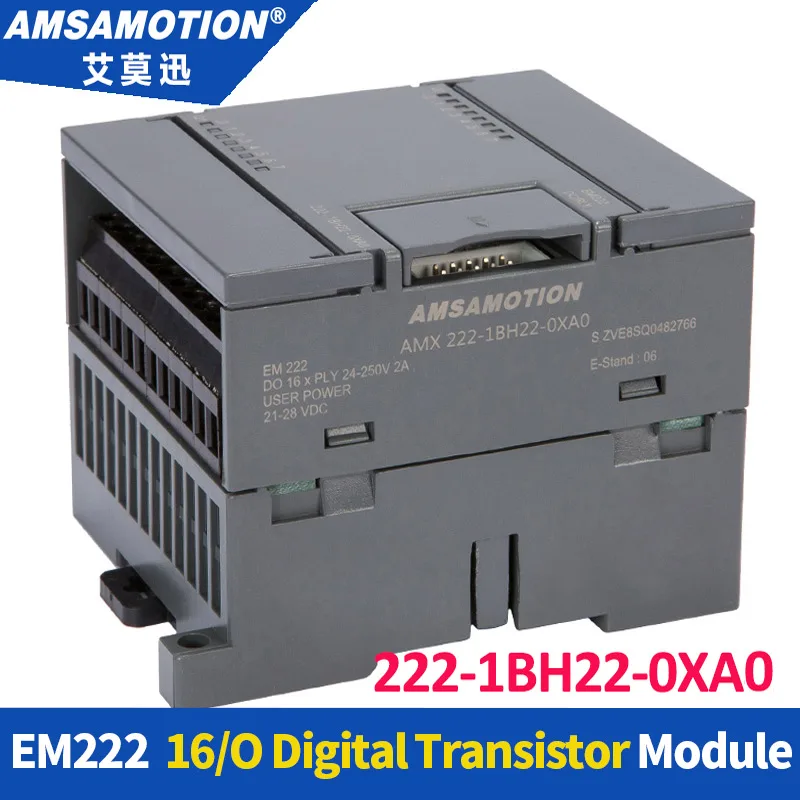 Amsamotion EM222 6ES7 222-1BH22-0XA0 16 Выход 24 В DC Цифровой модуль 222-1HH22-0XA0 222-1BL22-0XA0 для Siemens S7-200 PLC