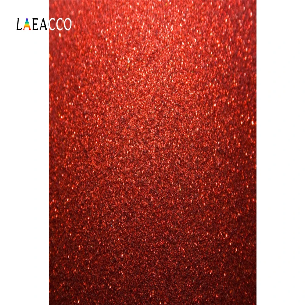 Фотофоны Laeacco с красными блестками для вечерние сцены фотосъемки индивидуальные