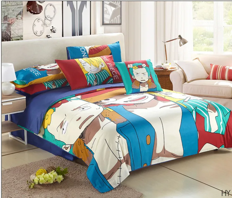 Free Shipping One Piece Anime Bedding Sets / Bed Set / Bedroom Set