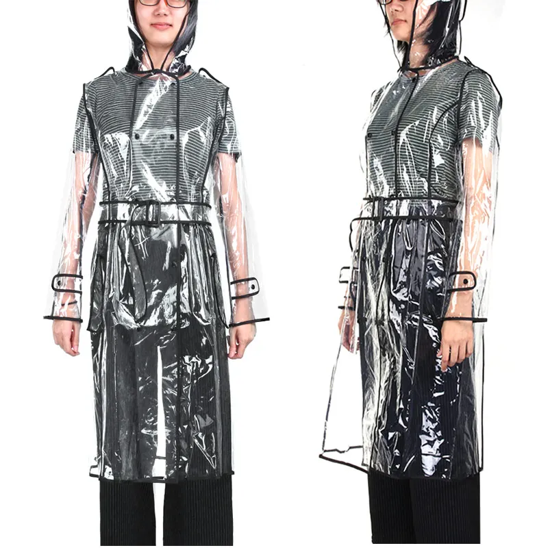 Cinto Ao Transparente Poncho Longa 1