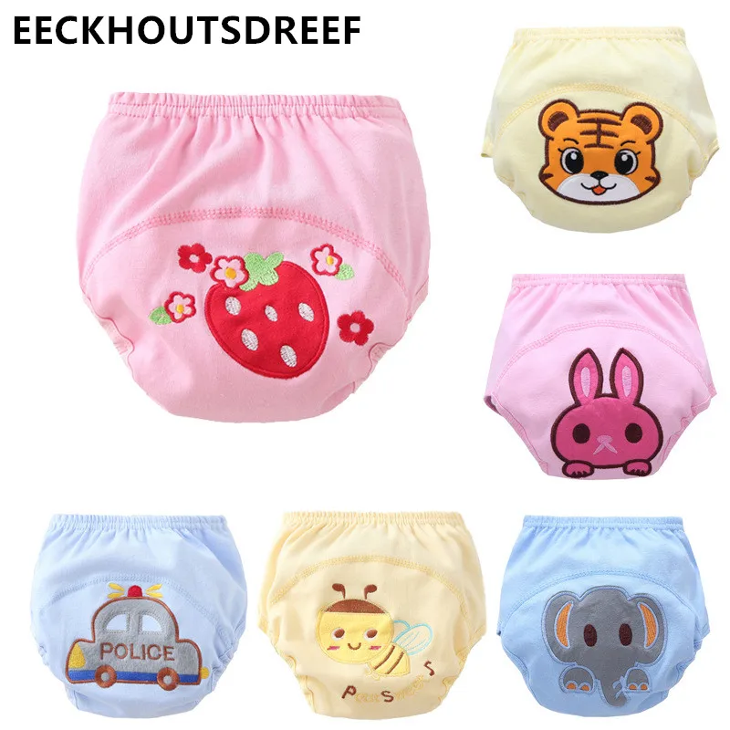 6 designs Baby Diapers Children Reusable Underwear Breathable Diaper