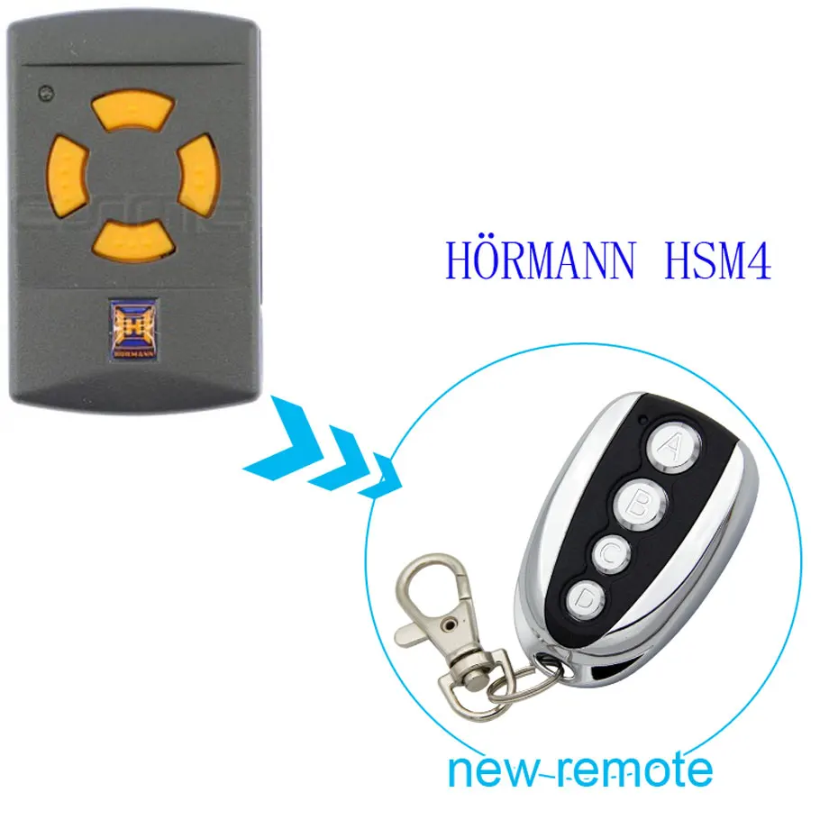 

Garage Door/Gate Remote Control Replacement/Duplicator 433.92mhz HORMANN HSM4