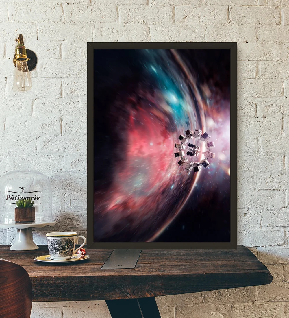 Interstellar Christopher Nolan Movie Wall Art Wall Decor Silk Prints Art Poster Paintings For Living Room No Frame