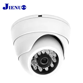 JIENU 720P IP Camera Indoor Dome Cameras IP CCTV Security Camera Network Remote Real-time View Video surveillance Onvif P2P hjt 48vpoe 720p 1 0mp hd fisheye wide angle surveillance ip camera p2p onvif indoor security cctv remote view ir night vision