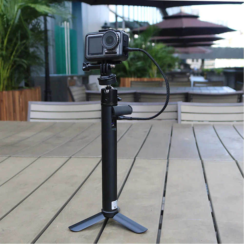 TUYU 2 в 1 ручной 5200 мАч Аккумулятор для камеры селфи палка для DJI OSMO Action GoPro Hero7 6 5 4 sj8 Аксессуары для мобильных телефонов