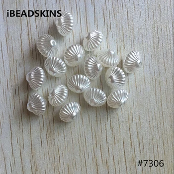 

12X14mm 500pcs/lot white color Acrylic Imitation pearl Beads for Jewelry DIY #7308 (Design as shown)
