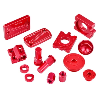 

NICECNC Clutch Brake Reservoir Cover Oil Filler Engine Plugs Axle block Nuts Air valve Caps For Honda CRF250L CRF250M 2012-2017