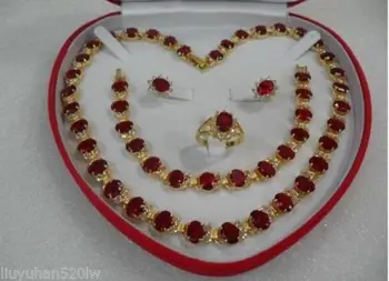 

women's gift true Earring Bracelet Necklace Ring +box 5.27