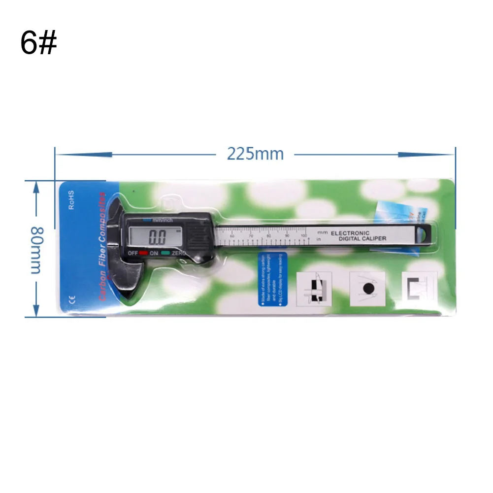 Цифровой дисплей раздвижной 0-150 мм измерительный Карманный штангенциркуль инструмент