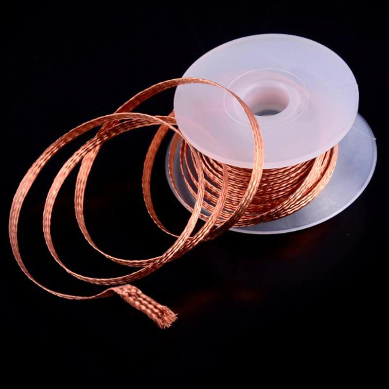 

2mm 3.5mm Width Desoldering Braid Solder Remover Welding Solder Remover Wick Wire 1.5M Length Repair Tool