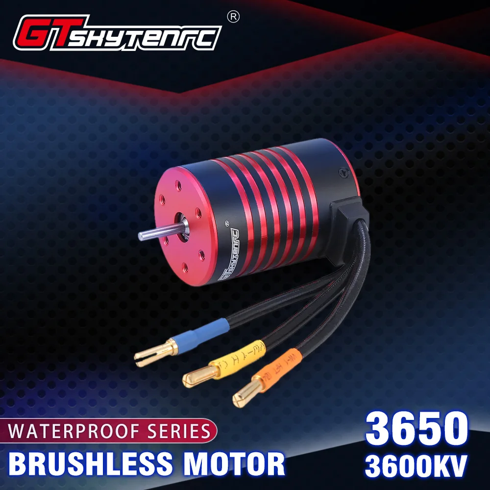 New Model Gtskytenrc 3650 3670 2050 2650 3600 5200kv Brushless Motor For 1 10 1 8 Rc Car Truck Control Car Toys For Children Parts Accessories Aliexpress