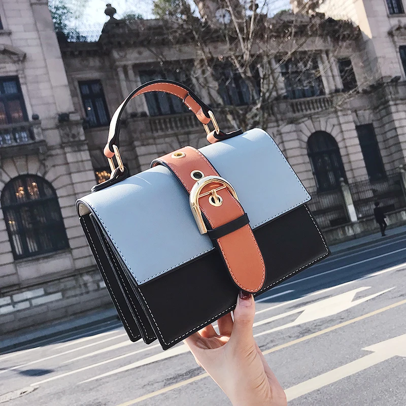

SWDF Contrast Lady Candy Shoulder Messenger Bags Flap New High Quality Women Bag Designer Bags Famous Brand Women Bags Ladies