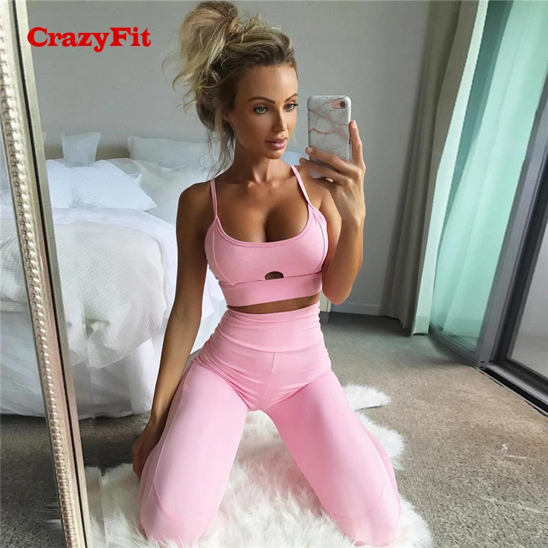 Женский спортивный костюм CrazyFit для занятий йогой и фитнесом|Комплекты йоги| |