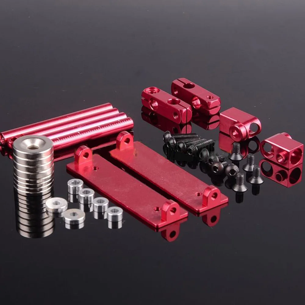 

For RC 1/10 Drift Car HSP94123 Stealth Body Post Parts Magnet Aluminum Car Strong Kit Set Durable High Quality