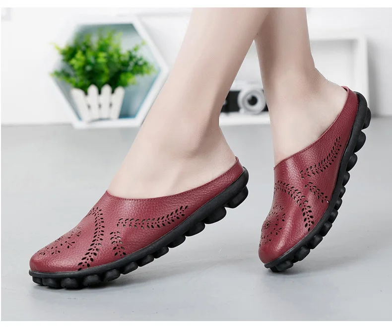 XY 991 Cut Outs Women\\\'s Summer Flats Shoes -12