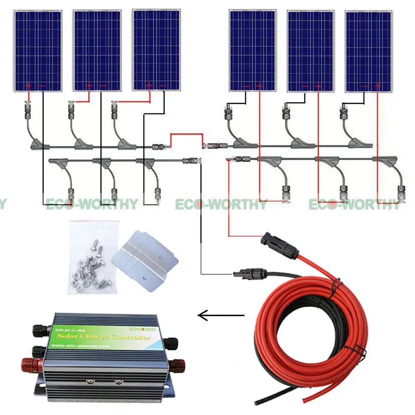 USA Stock COMPLETE KIT 600W Solar Panel Cells Off Grid System, 600w solar system for home, au eu usa stock complete kit 600w solar panel cells off grid system 600w solar system for home free shipping