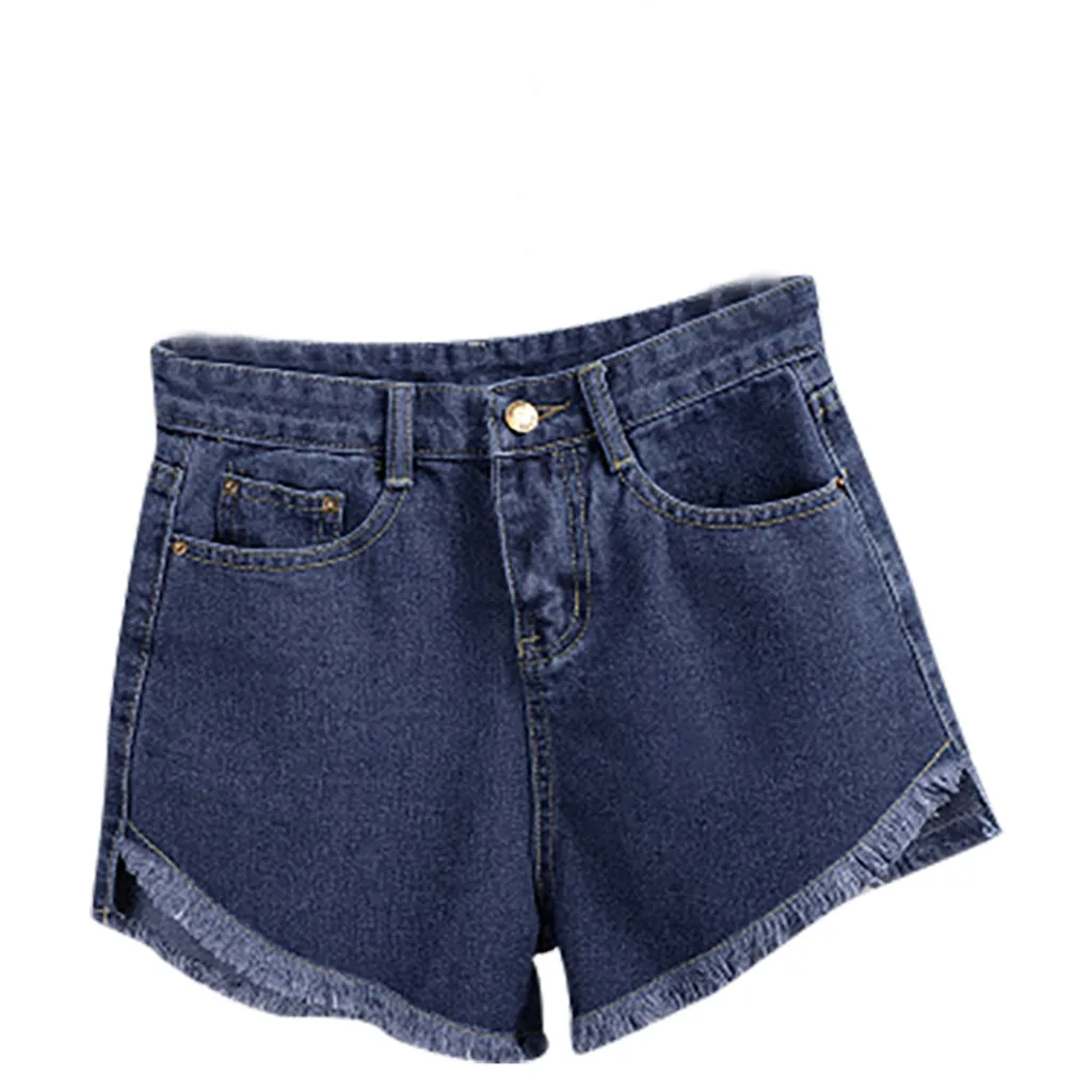 Джинсовые шорты женские Большие размеры женские шорты летние модные женские джинсы с карманами джинсовые женские узкие сексуальные шорты с высокой талией