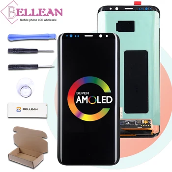 

HH Promotion G950 Display Screen For Samsung Galaxy S8 LCD For Samsung S8 PLus G955 Lcd Display Touch Screen Digitizer Assembly
