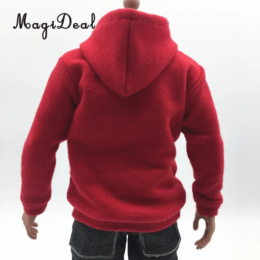 MagiDeal 1:6 Mens Outfit Sweatshirt Tops Hoodie Casual Sweater Hip  for 12