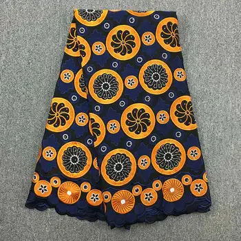 

swiss navy swiss voile lace in switzerland navy blue lace fabric voile lace with stones 100% cotton 070 5yards for party