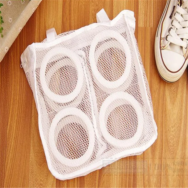 

New Qualified Fashion Collection Organizer Bags Dry Shoe Portable Washing Bags Washing Machine Dedicated Shoe Care D40Au2