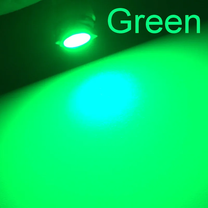 10X T5 5050 1SMD Клин Led панели Белый красные, синие зеленого, желтого, розового цвета авто светильник Интерьер лампочка лампы AC/DC 12V - Испускаемый цвет: Зеленый