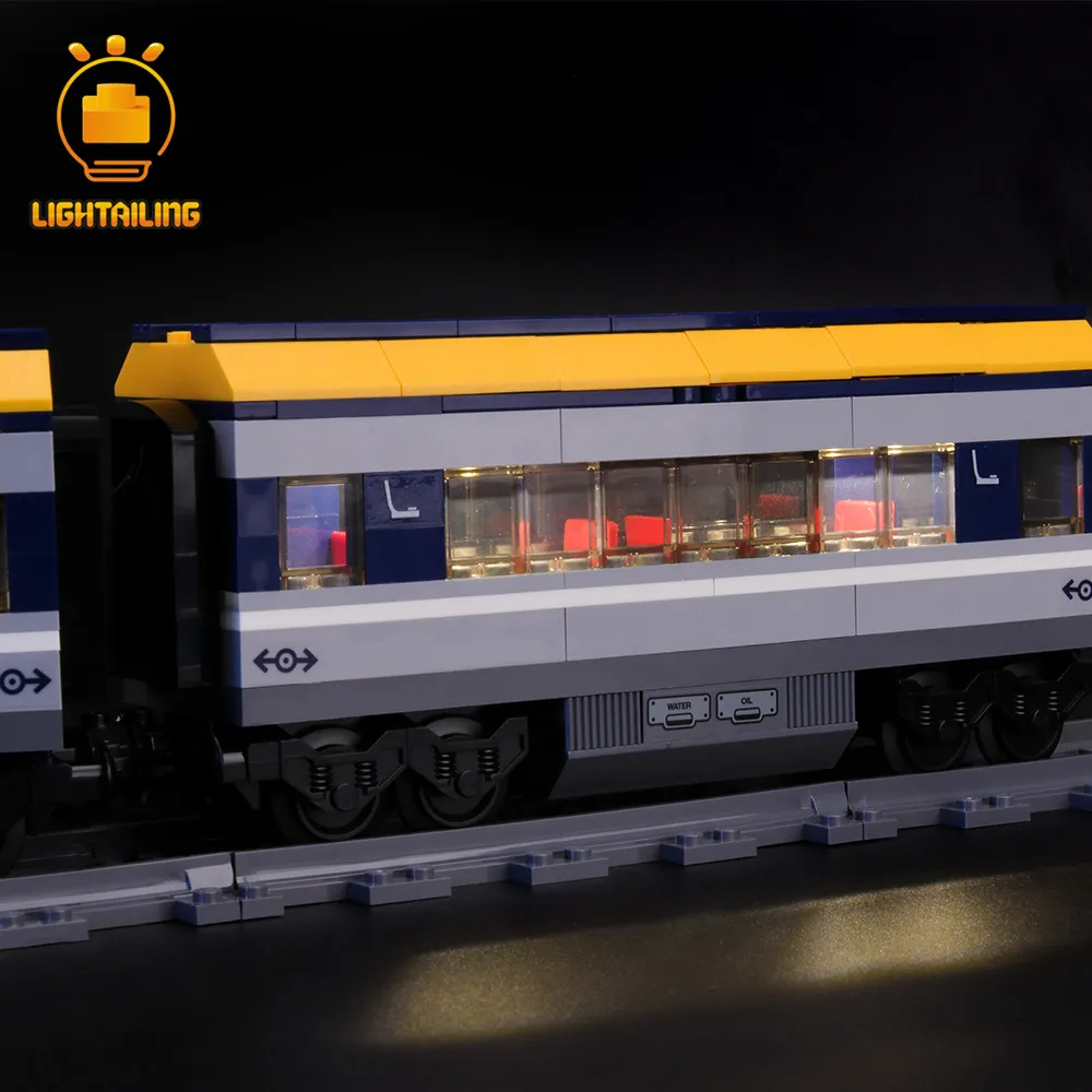 LIGHTAILING LED Light Kit For City Passenger Train Light Set Compatible With 60197(NOT Include The Model