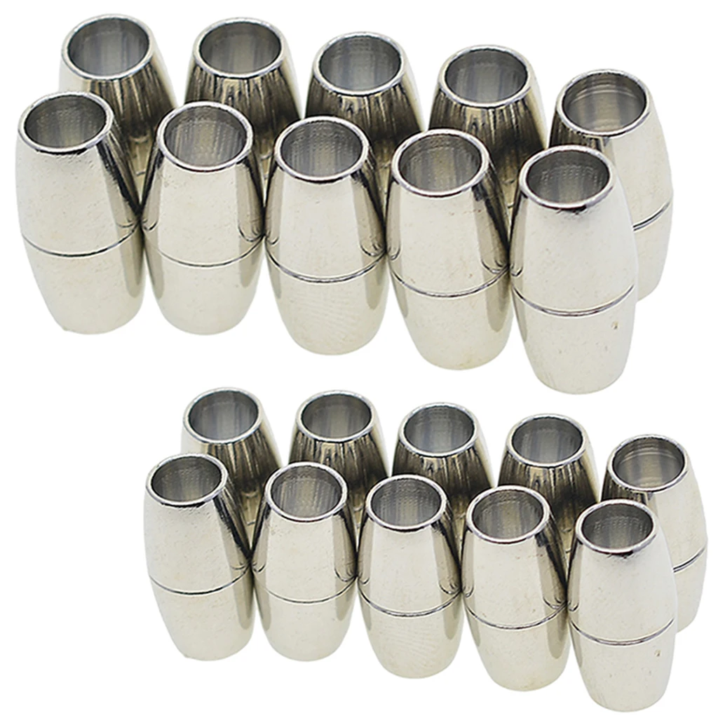 

20 Pcs Connectors Magnetic Clasps For DIY Bracelets Kuhimiho Closure for Necklaces Bracelets Jewelry Findings Mixed Sizes
