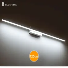 40cm 50cm 60cm 70cm 80cm 100cm 120cm Modern LED Mirror Wall Light AC90-260V Cosmetic Acrylic Wall lamp Bathroom Lighting