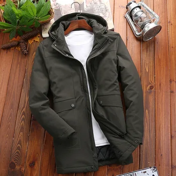 

2018 New Arrival Winter Warm Thick Jacket Coat long sleeves Hooded Overcoat Cotton-Padded wadded Abrigo de algodon Plus size 5X