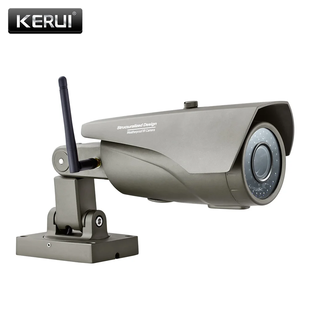 Wireless outdoor WiFi IR Cut IP Camera 720P HD 1MP CMOS Security CCTV IP Camera Alarm PT For wifi and GSM sms alarm system
