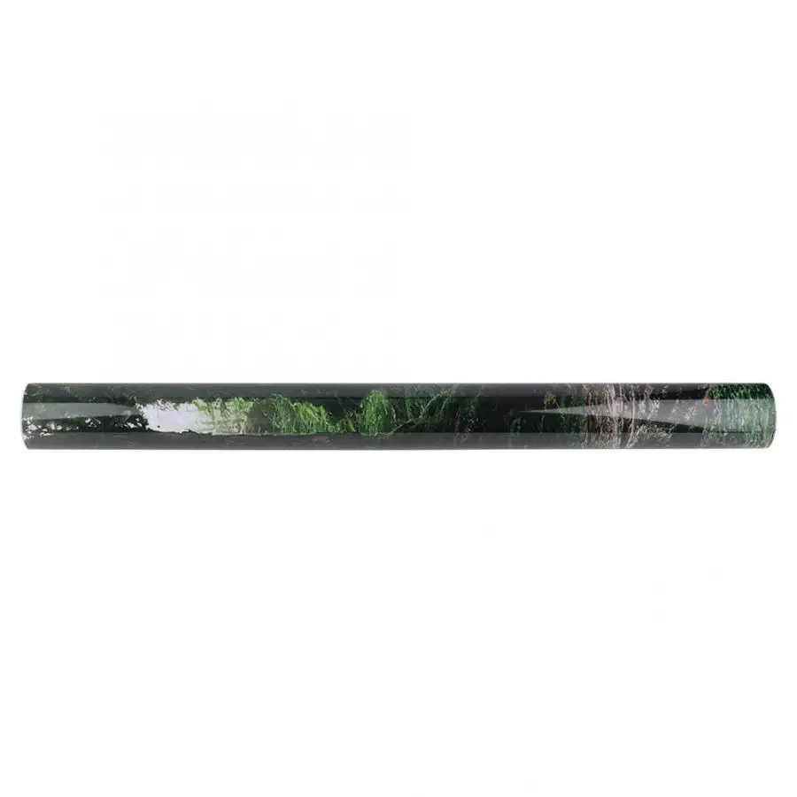 

PVC Fish Tank Backgrounds Adhesive Riverway Green Woods Aquarium Background Landscape Poster Sticker Fish Tank Decoration