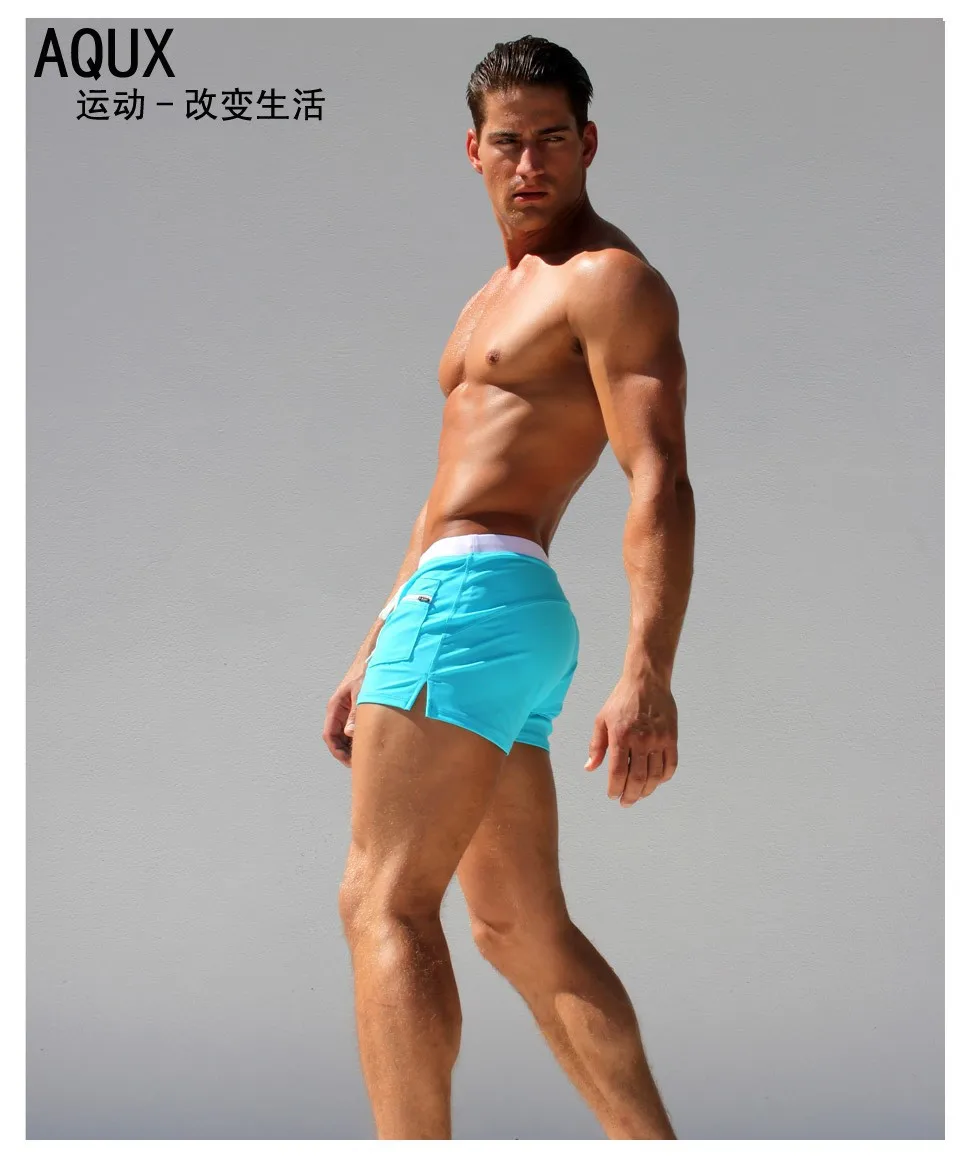 Летние Стильные мужские шорты для бега тонкие однотонные спортивные шорты для бега для серфинга пляжные шорты Homme Moda Praia