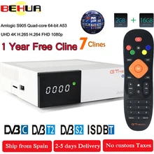 Freesat GTC decoder DVB-S2 DVB-C DVB-T2 Amlogic S905D android 6.0 TV BOX 2GB 16GB +1 Year Cline Satellite TV Receiver set tv box Freesat GTC decoder DVB-S2 DVB-C DVB-T2 Amlogic S905D android 6.0 TV BOX 2GB 16GB +1 Year Cline Satellite TV Receiver set tv box