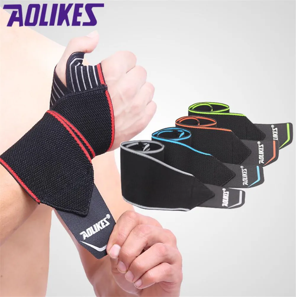 

1PC Useful Wrist Support Adjustable Opening Design Weight Lifting Hand Wristband Brace Straps Wraps 5 Colors New