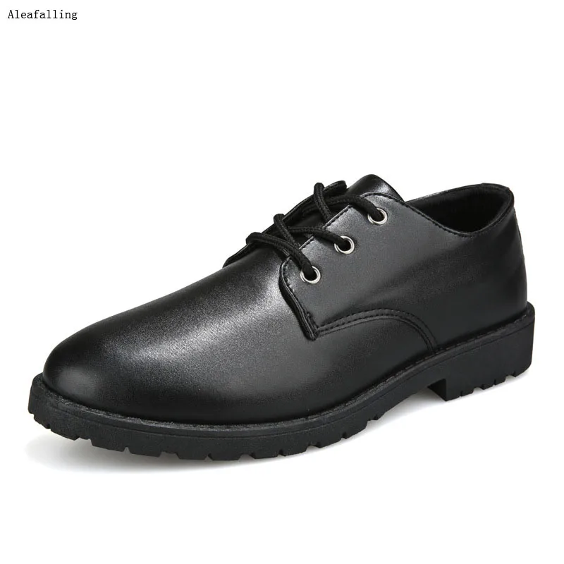 

Aleafalling Women Boots Ankle Lace Up Plant form Cute Black Simple Smart Shoes Girl Pu Leather Spring Autumn Boots Size 39-44