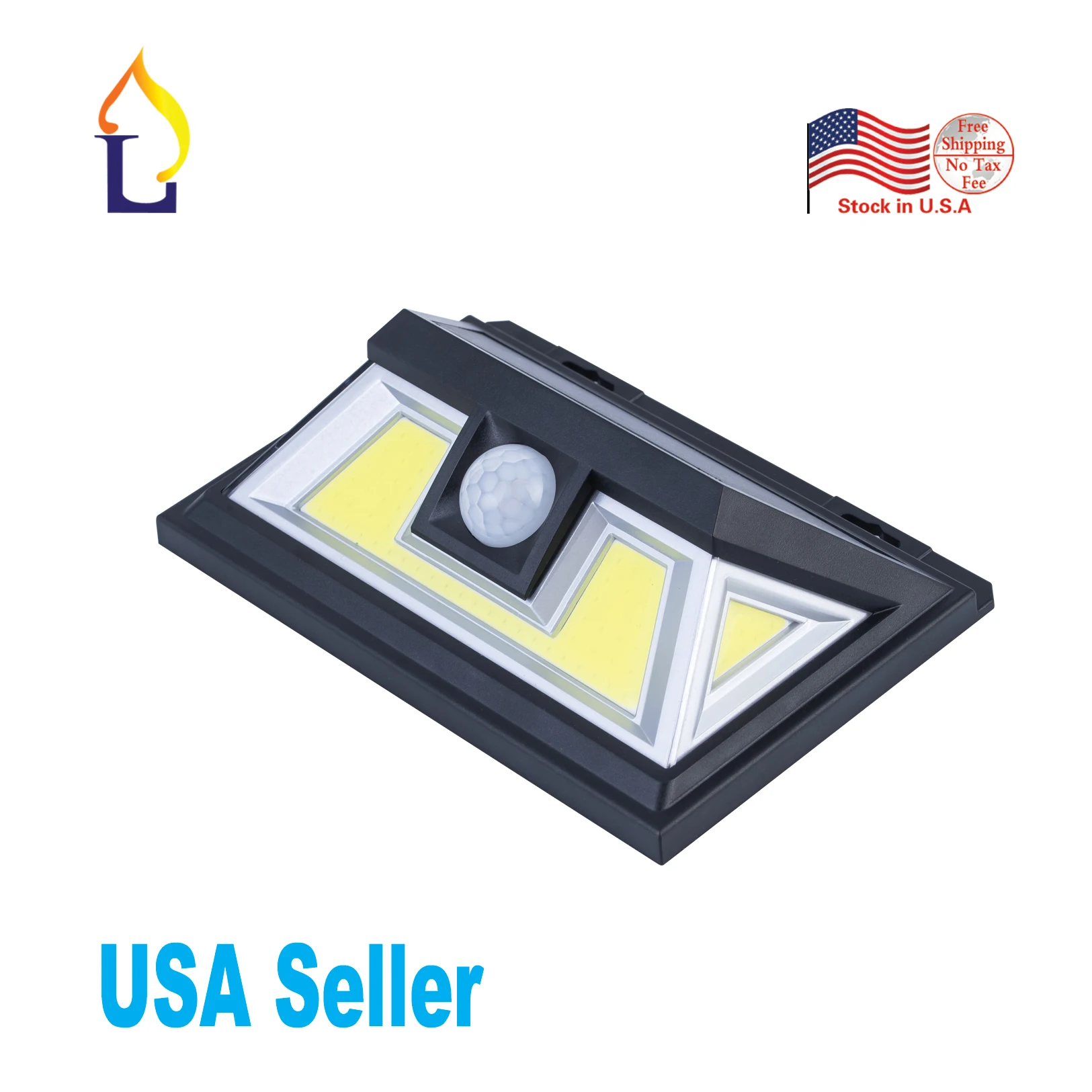 US stock 5 pack 2018 new style dusk to dawn outdoor solar