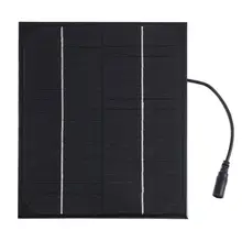 Alloyseed 6W 18V Solar Power Panel Monocrystalline DC Output Battery Charging Board for Lighting Lamp Low Power Appliance