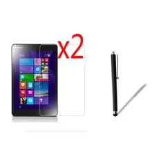 3в1 2х прозрачная защитная пленка для ЖК-экрана Защитная пленка+ стилус для lenovo Miix 3 830 3-830 7,85 дюймов Miix3 7,85"