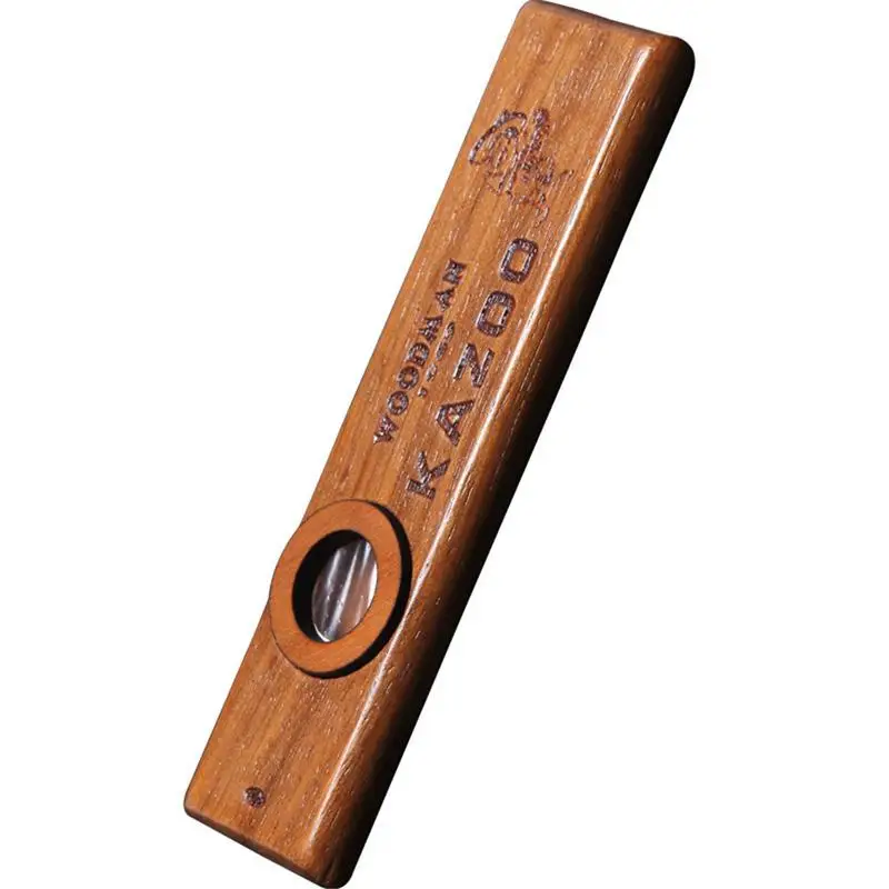 

Wooden Woodman Kazoo Ukulele Guitar Partner Wood Harmonica