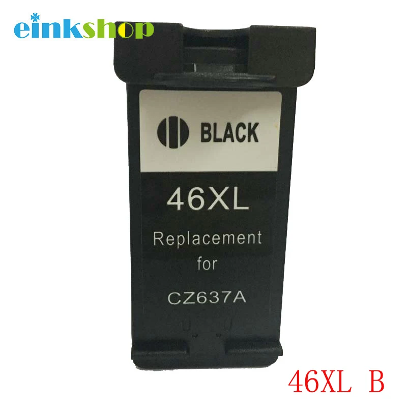 Third Party Brand Replacement 46 46 xl Black Ink Cartridge Compatible For HP Deskjet 2025HC 