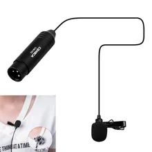 Comica XLR 48V Phantom power с отворотом Dslr Mic 1,8 м провод всенаправленный петличный видео микрофон для камеры с ветровым стеклом