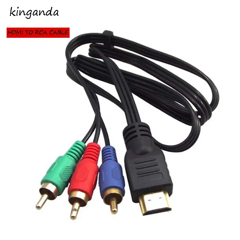 3 фута HDMI в RCA Видео Аудио AV компонентный конвертер адаптер кабель