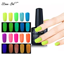 Beau гель 10 мл ночное свечение ногтей в темноте Гель-лак светящийся Гибридный лак Полупостоянный флуоресцентный эмалированный Гель-лак для нейл-арта
