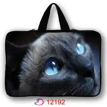 Чехол для ноутбука с кошачьим лицом для MacBook Pro Air 11 12 13 14 15 17 дюймов защитная втулка 11,6 13,3 15,6 сумка
